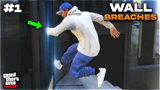 *EASY* Working Wall Breach Glitches in GTA 5 Online! (Wall Breakers #1)