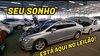 QUER COMPRAR HONDA CIVIC no LEILÃO ? assista essa vídeo e veja as maravilhosas oportunidades !