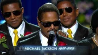 Jermaine, Marlon, Paris Jackson say Goodbye to Michael Jackson at his Memorial