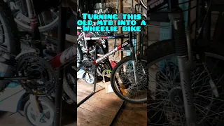 Building a DIY wheelie bike from the scrap pile!