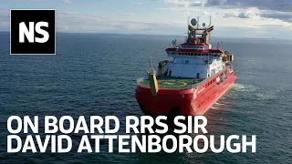 On board RRS Sir David Attenborough as it prepares for Antarctic trip