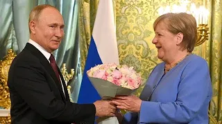 Angela Merkels wohl letzter Arbeitsbesuch in Russland