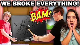 WE BROKE EVERYTHING!!! | With A HAMMER! |