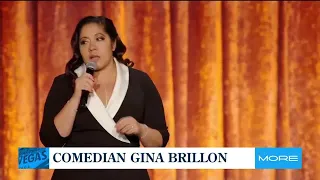 Comedian Gina Brillon at Jimmy Kimmel's Comedy Club
