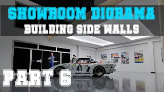 1/18 Scale Showroom Diorama || Side Walls PART 6