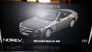 Mercedes SL500 from Norev Unboxing