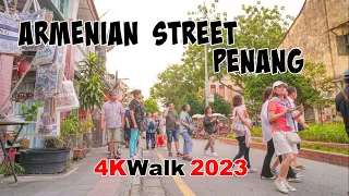 Discover the Hidden Gems of Armenian Street: 4K Walking Tour of Penang's Historic Neighborhood
