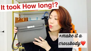 Cost to Repair Kelly Depeches | Hermes Repair Process + New Crossbody Strap | luxuryinModeration