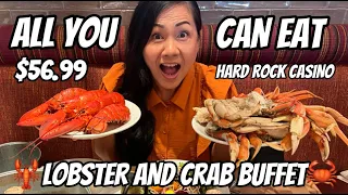 ALL YOU CAN EAT LOBSTER & CRAB BUFFET AT HARD ROCK CASINO | COUNCIL OAKS STEAKHOUSE AND SEAFOOD