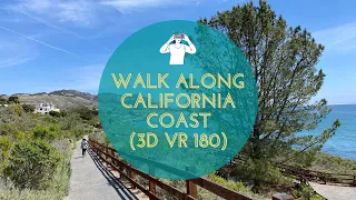 Walk Along California Coast (3D VR 180)