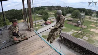 US Army Fort Benning Infantry OSUT Basic Training Eagle Tower Rappel 2020