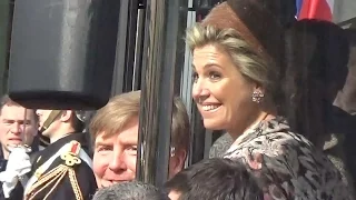 King Willem-Alexander & Queen Maxima of Netherlands visit to Paris 11 march 2016 - mars