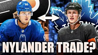 WILLIAM NYLANDER TRADE TO PHILADELPHIA FLYERS FOR TRAVIS SANHEIM? Maple Leafs News & Rumors NHL 2021