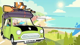 A Slingshot to the Beach! | Mr Bean Animated Season 3 | Funny Clips | Mr Bean Cartoon World