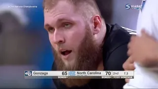 The final minute of the UNC  vs Gonzaga 2017 national championship game