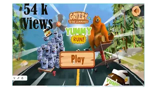 Grizzy and the Lemmings Yummy Run Racing Game WS FREE GAMES