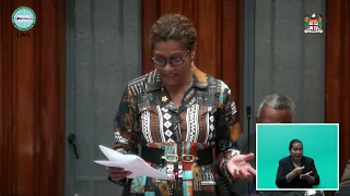 Fiji's Minister for Women informs Parliament on the progress of refurbishment of Ba Mission Hospital