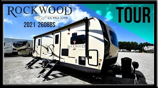 2021 Forest River Rockwood Ultra Lite 2608BS Front Kitchen Travel Trailer Southern RV McDonough, GA