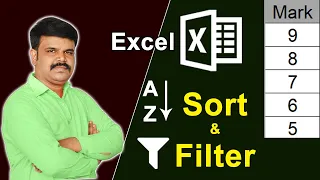 How to Sort Alphabetically in Excel | Large to Small & Ascending to Descending Tamil | தமிழ் அகாடமி