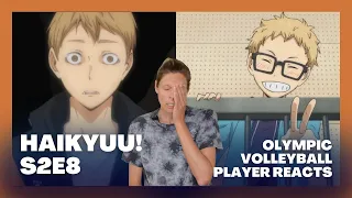 Olympic Volleyball Player Reacts to Haikyuu!! S2E8: "Illusionary Hero"