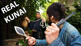 Hollywood Kunai vs REAL Kunai (Mortal Kombat Rope Dart) Lords of the Blades Ep.15