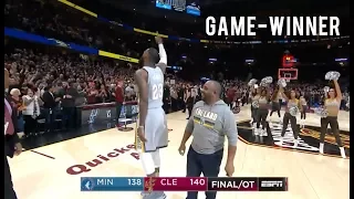 LeBron James OT Game-Winner | Cavaliers vs Timberwolves | Feb. 7, 2018