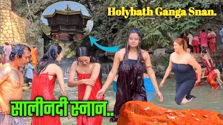 Salinadi latest video 👈 || Open holy bath || Salinadi Snan || Har ki pauri ganga | Ganga Snan