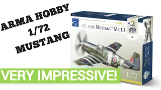 Arma Hobby 1/72 P-51C Mustang: FIRST IMPRESSIONS/REVIEW