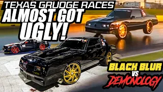 Donkmaster Almost CRASHED VS FREDDY LSX | Black Blur VS Demonology & Some BIG TEXAS GRUDGE RACING