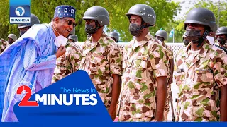 Recap: Buhari Visits Soldiers In Maiduguri