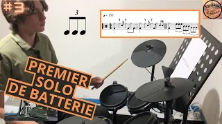 PREMIER SOLO de batterie : Leçon 3. Easy Batterie !