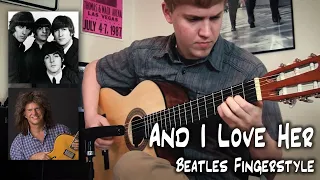 And I Love Her fingerstyle guitar cover (Beatles/Metheny)
