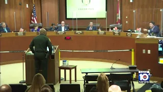 Heated moment between Broward sheriff, commission during discussion on 911 issues