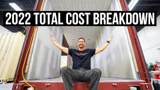 40ft Shipping Container Home | 2022 TOTAL COST Breakdown
