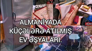 Almaniya; Küçələrə atılmış ev və məişət əşyaları