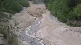 Illgraben 22.07.2016 - lave torrentielle, Murgang, debris flow