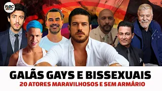 20 GALÃS GAYS OU BISSEXUAIS E + • ATORES FAMOSOS QUE SAIRAM DO ARMÁRIO