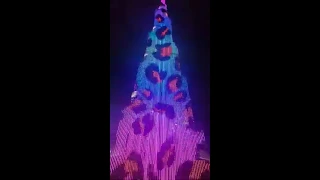 Лазерное шоу на Burj Khalifa, laser show 2020