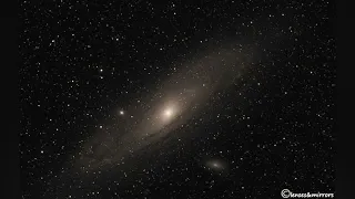 Stacking and Post Processing of Black Eye Galaxy and Andromeda Galaxy from Telescope live data