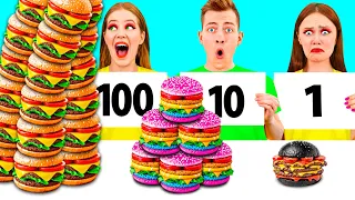 100 Katmanlar Gida Mücadelesi | Müthiş Mutfak Püf Noktaları PaRaRa Challenge