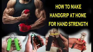 HOW TO MAKE HAND GRIP AT YOUR HOME - Gym Equipment In Home