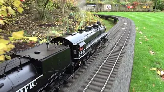 Southern Pacific P8 plus LNER B1 running at Elstree Ponds