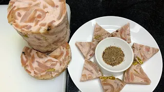 Cách làm chả bì ớt xanh ( chả lụa da ) cực ngon / Duy Tân FOOD