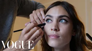 Alexa Chung Gets Ready for the Miu Miu Show With Tea and a Pair of Leather Hot Pants | Vogue