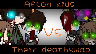 Afton kids vs deathswap//Singing battle