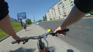 Велопокатушка до Москва-сити. Bicycle route to Moscow-city