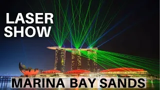VLOG 3 || The Most Amazing LASER SHOW at MARINA BAY SANDS, Singapore