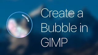 [GIMP] How to Create a Basic Cartoon Bubble