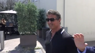 With A Smile On His Face, Sly Stallone Is "Ready To Fight"