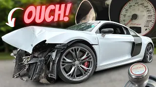 I Bought a TOTALED Audi R8 GT From Copart